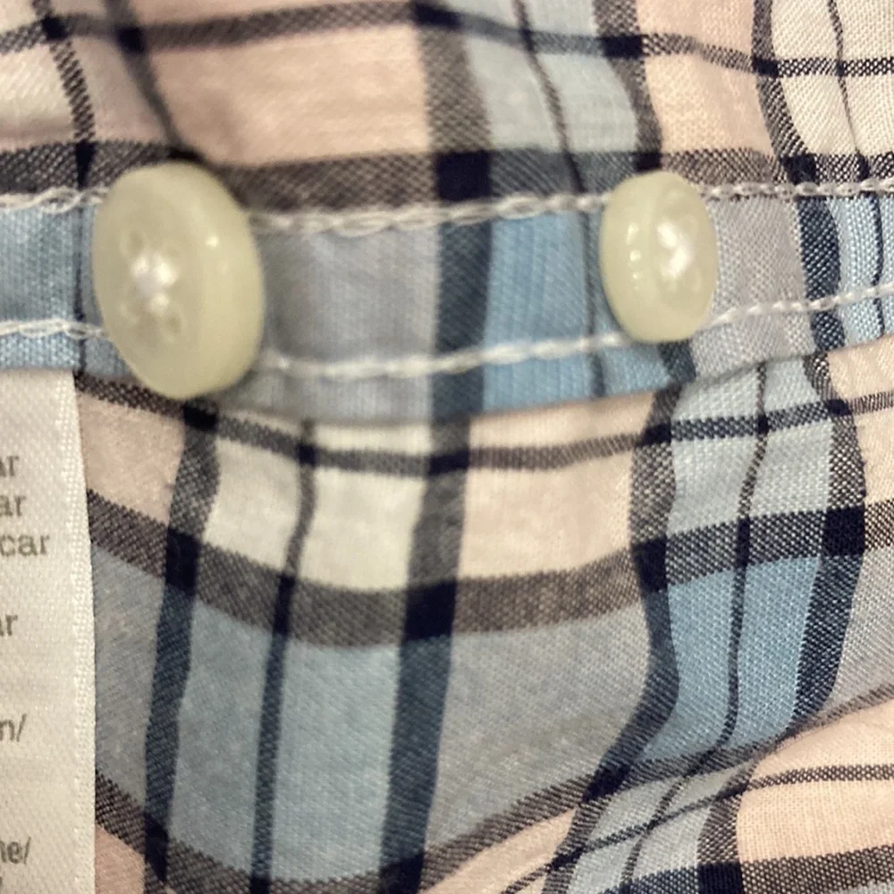 NWT J Crew Pastel Plaid Shirt Size XXL
